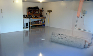 Garage concrete floor paiting